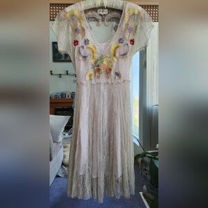 Biya Embroidered  Dress